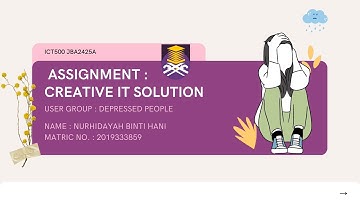 ICT500 ASSIGNMENT 2 CREATIVE IT SOLUTION