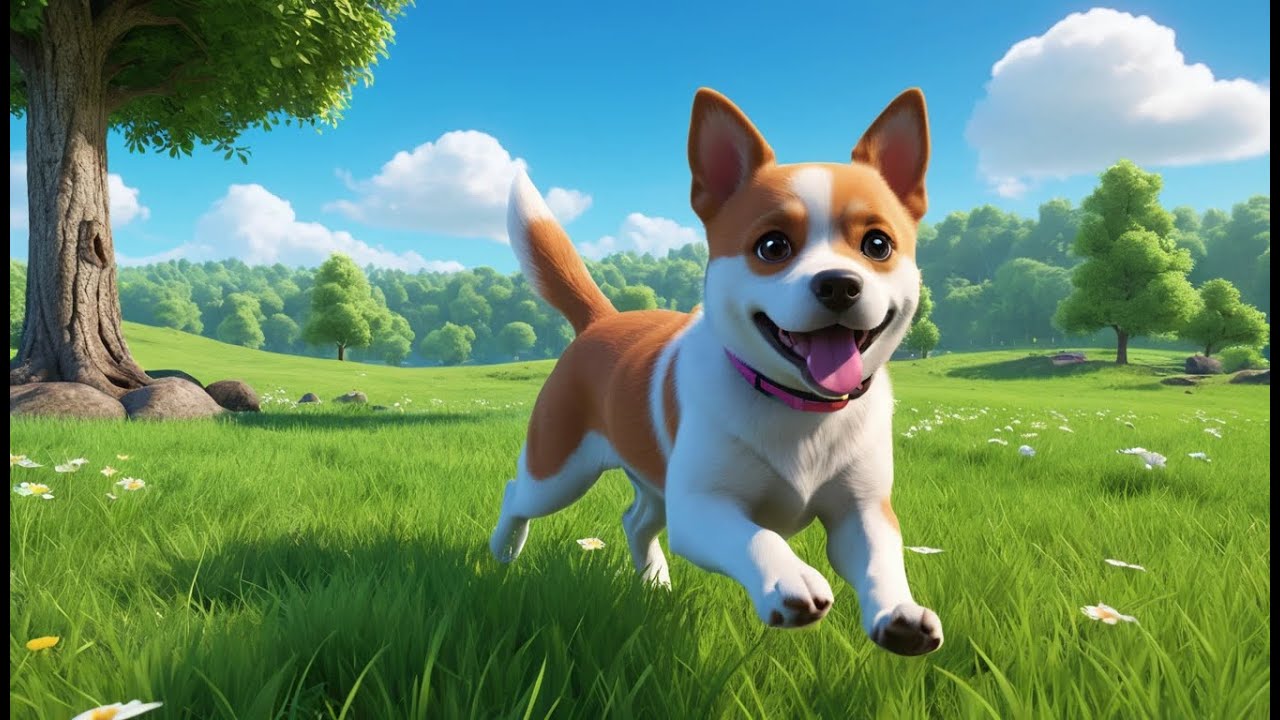 This Little Dog Lives Alone | Adorable Dog Song for Kids | Fun Pet Rhyme