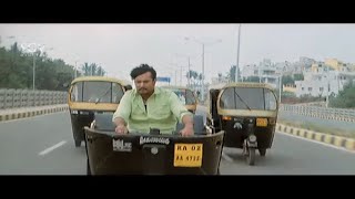 Darshan Super Auto Rickshaw Fight Scene Sarathi Kannada Movie Bullet Prakash Kote Prabhakar
