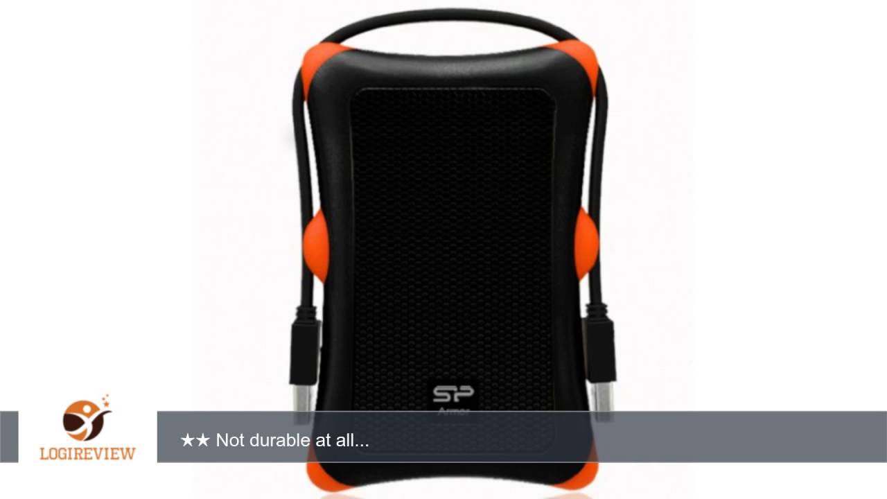 Silicon Power 1TB Rugged Armor A30 Shockproof Standard 2.5-Inch USB 3.0