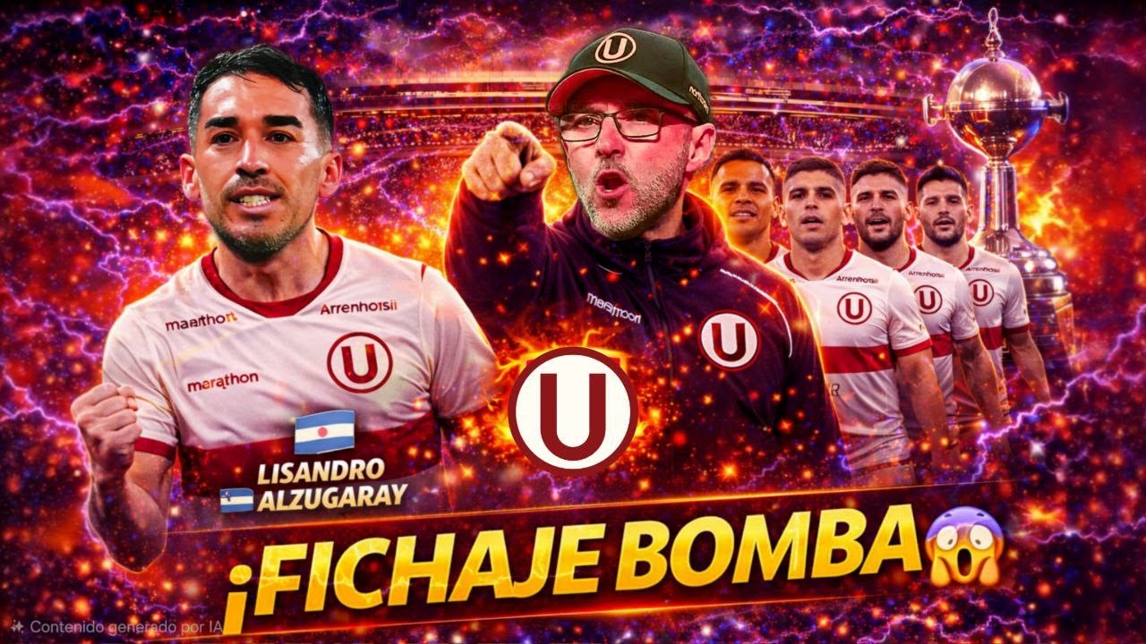 OFICIAL!⚡ UNIVERSITARIO rompe el mercado con LISANDRO ALZUGARAY 😱 rumbo al TETRACAMPEONATO y COPA