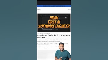 Devin ✅ First AI Software Engineer ✅