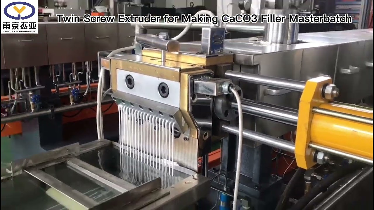 Twin Screw Extruder for Making CaCO3 Filler Masterbatch