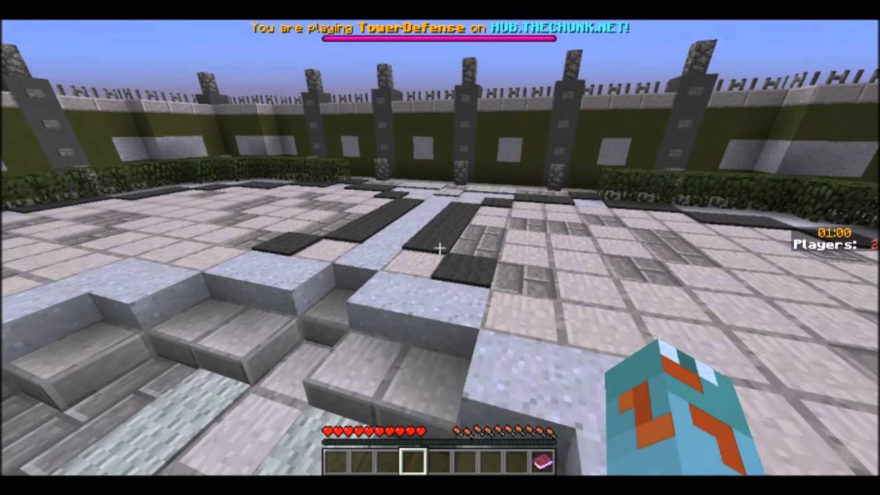 Minecraft- Tower Defense- Part 2 - YouTube