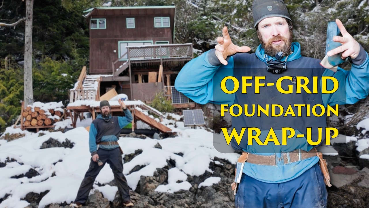 ⁣This Off-Grid Alaska Cabin Shifted Off Its Foundation… We Fixed It