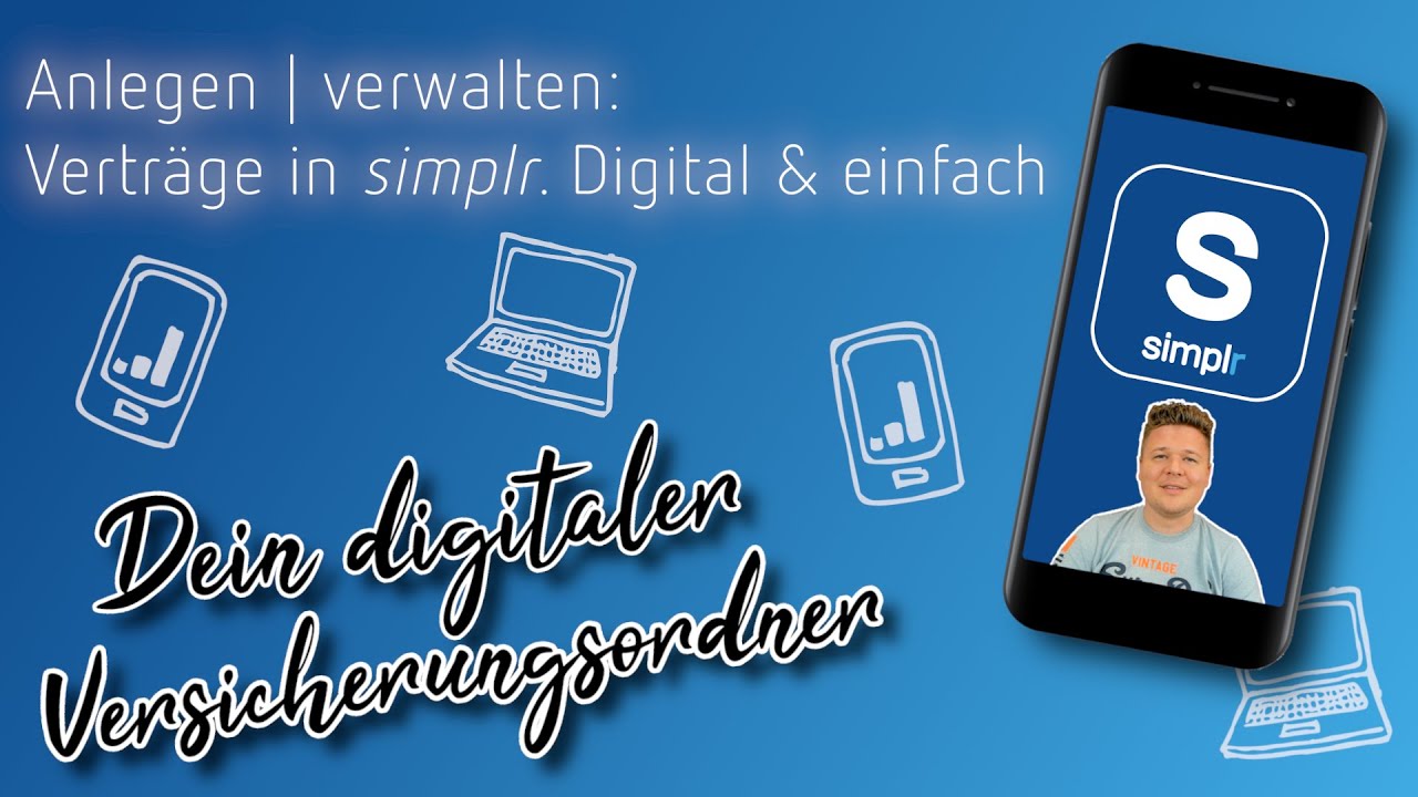 Anlegen | verwalten: Verträge in simplr. Digital & einfach. OPTINVEST präsentiert simplr.