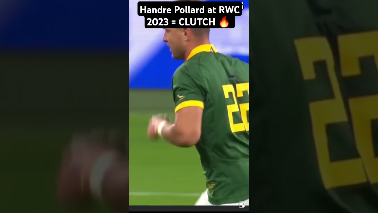 CLUTCH! Handre Pollard at RWC23 👏🏽 
