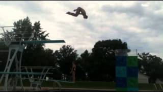Ryan Hunter Diving Video