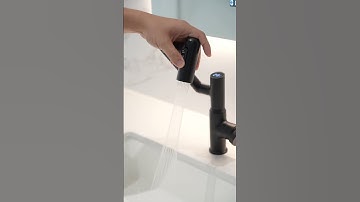 Lefton Single-Hole Rotatable Faucet with Temperature Display-BF2204 #bathroom #faucet #tap #lefton