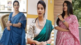 formal saree for interview