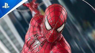 Jumping From The Highest Point As TOBEY MAGUIRE In Spider-Man Remastered PC w/ SpiderMan 2 Music !