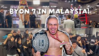 VLOG BTS SEPANJANG BYON 7 !! CONGRATS NIDAL & PUTRA !! 🇲🇾