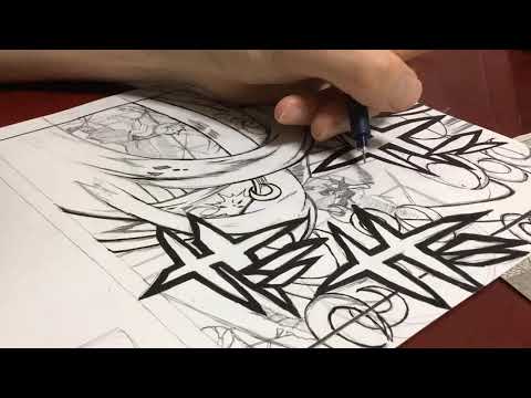 鬼滅の刃19巻 漫画模写 メイキング