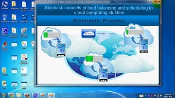 Stochastic Models of Load Balancing and Scheduling in Cloud Computing Clusters