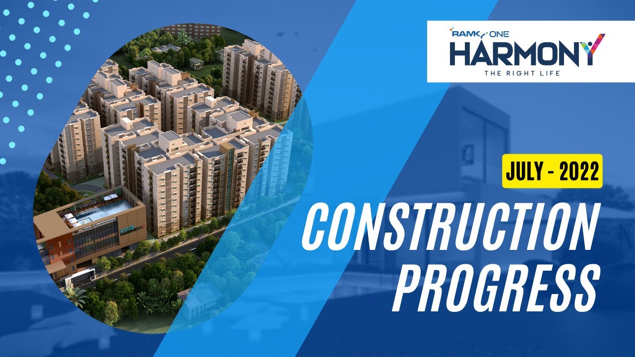 2/3 BHK Apartments for sale in Pragathi Nagar - Ramky One Harmony July Construction updates
