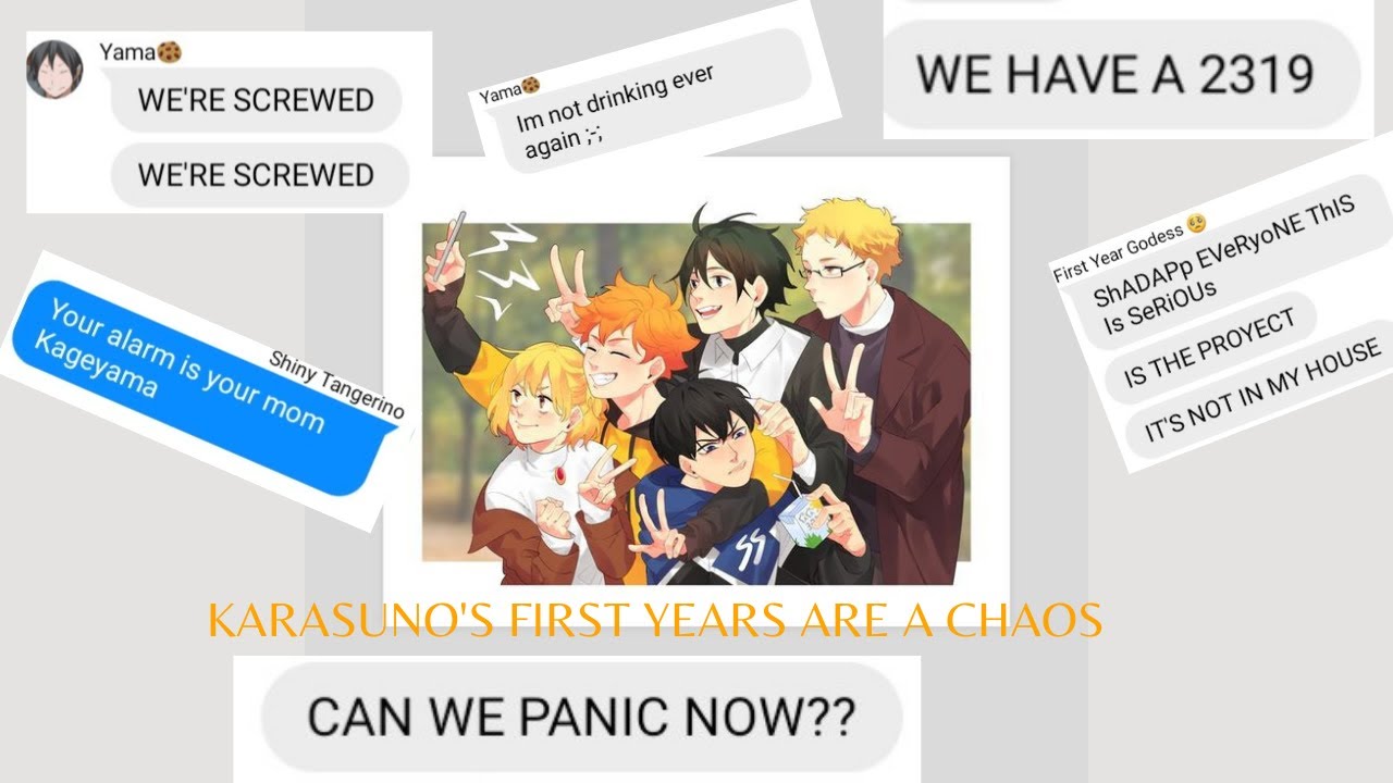 Karasuno's First Years Are A Chaos (FT. Tanaka) | | Haikyuu Texts | |