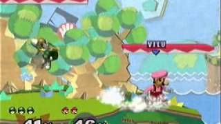 peki (falcon) vs vilness (luigi)
