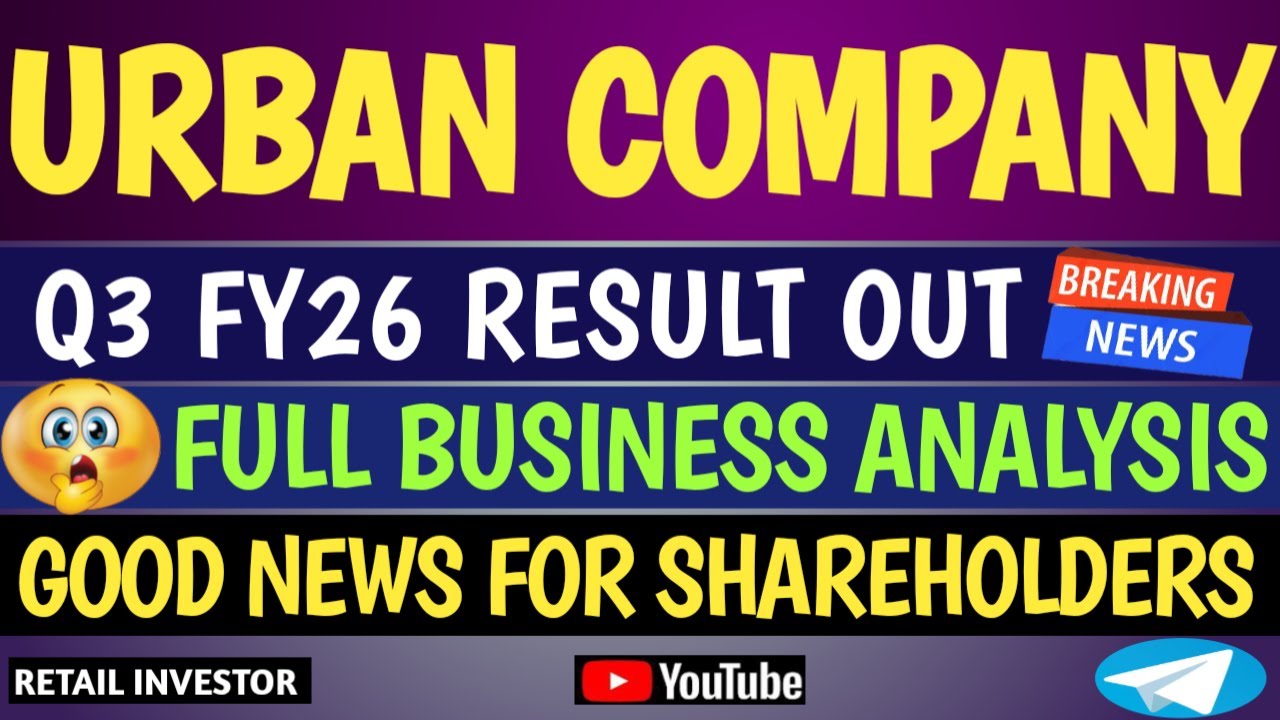 URBAN COMPANY Q3 FY26 RESULT OUT | GOOD NEWS FOR SHAREHOLDERS | FULL BUSINESS ANALYSIS |