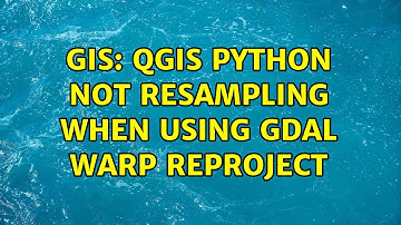 GIS: QGIS Python not resampling when using gdal warp reproject