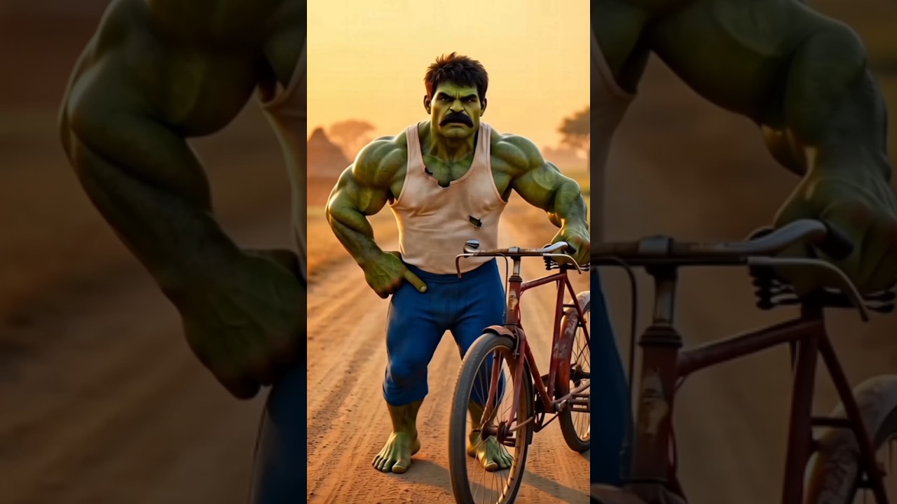 Desi Hulk vs desi Girl 🤣🤣😱
