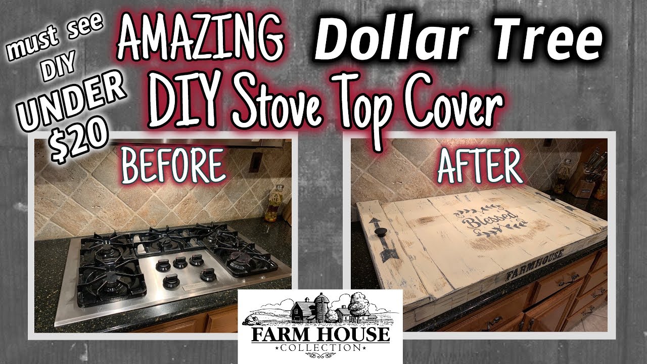 DIY Stove Top Cover for Electric or Gas Stove