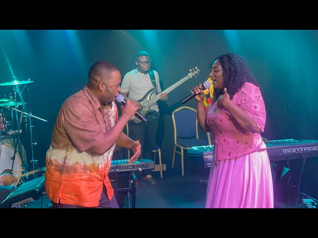 Elder Patrick Amoako & Dcns Jane Quaye Perform Powerful Praises At Pent tv Studio |  Let Us Worship class=