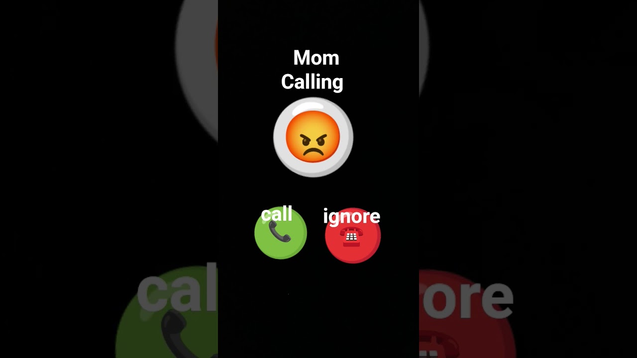 mom call. im srcared.😰