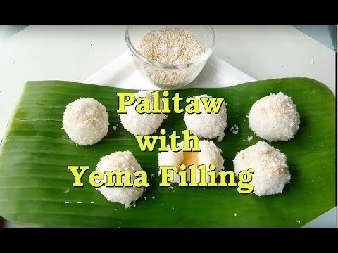 Palitaw with Yema Filling