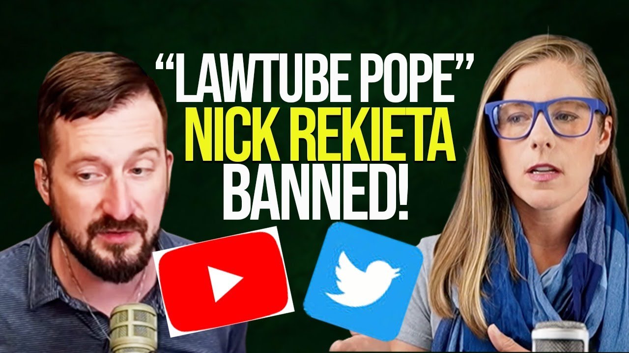 Nick Rekieta "LawTube Pope" Banned by YouTube & Twitter || Nick Rekieta & Eric Hunley