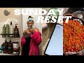 SUNDAY RESET ROUTINE | WEEKLY PLANNING, COOKING, DEEP CLEANING + SELF CARE MOTIVATION