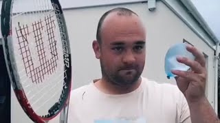 Celebrity Hitting WEIRD objects with a tennis racket compilation (FUNNY) Profile