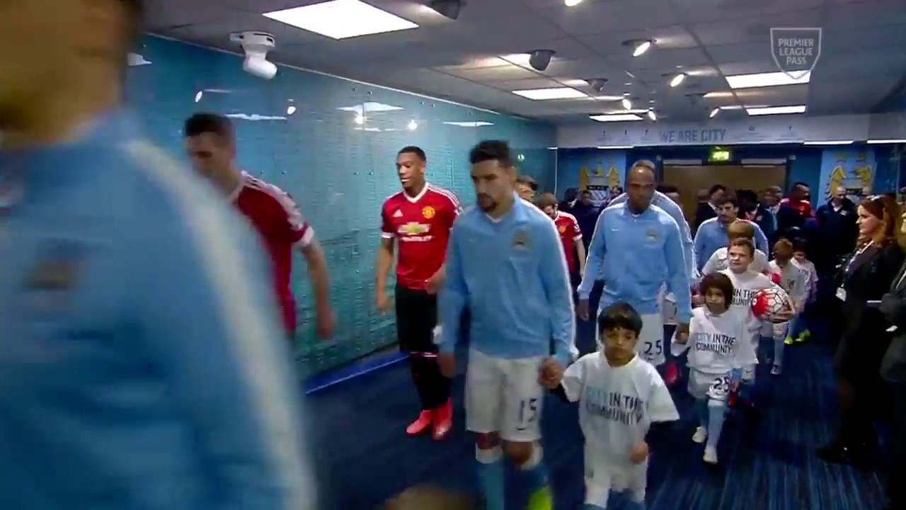 Manchester city vs Manchester united 0-1 highlights 2015/16 - YouTube