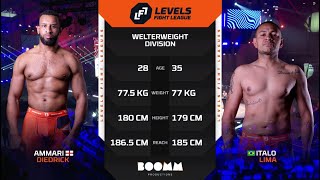 Lfl 9 Full Fight Ammari Diedrick Vs Italo Lima