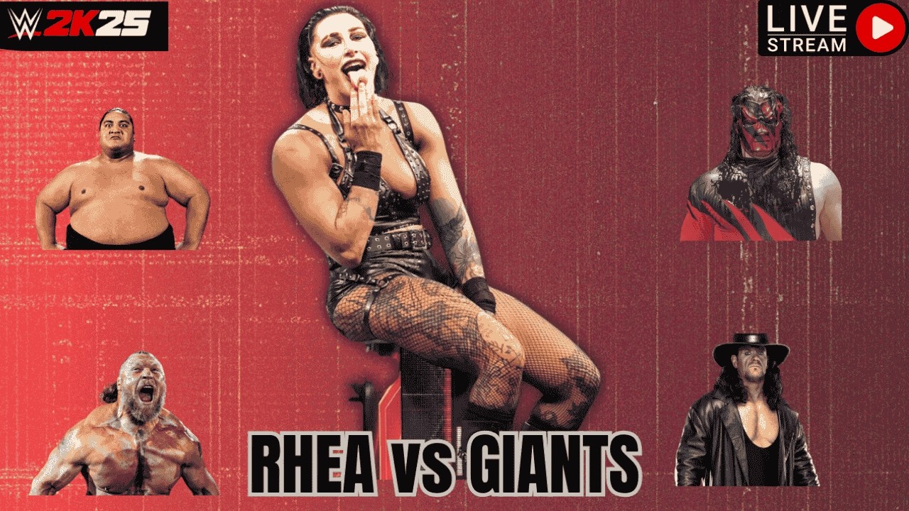 LIVE: Rhea Ripley vs Super Heavyweights 😳 | WWE 2K25 LEGEND