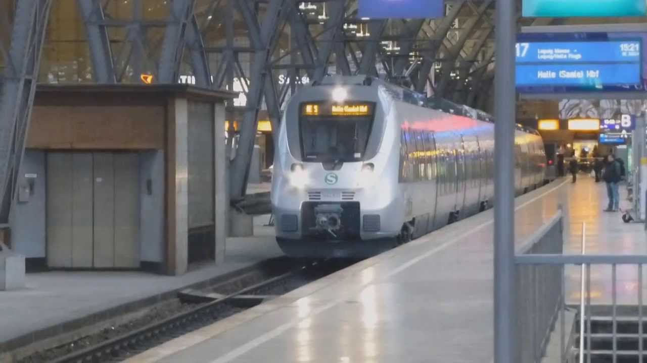 BR 442 [Talent 2] Abfahrt Leipzig Hbf. nach Halle Hbf