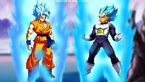 DBZ Devolution: SSGSS Goku vs SSGSS Vegeta! (Duels #2)