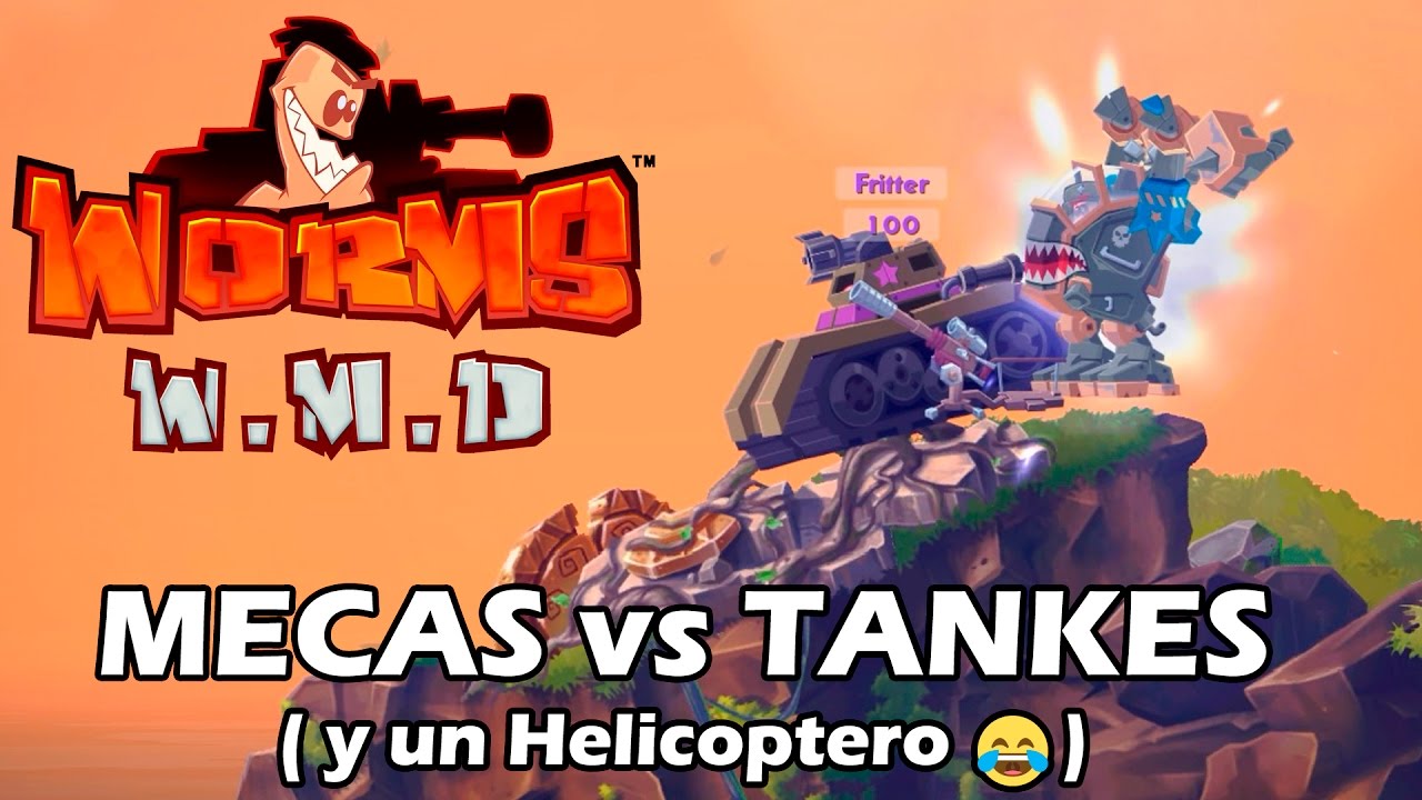 MECAS vs TANKES y un chopo xd! WORMS WMD en Español - GOTH