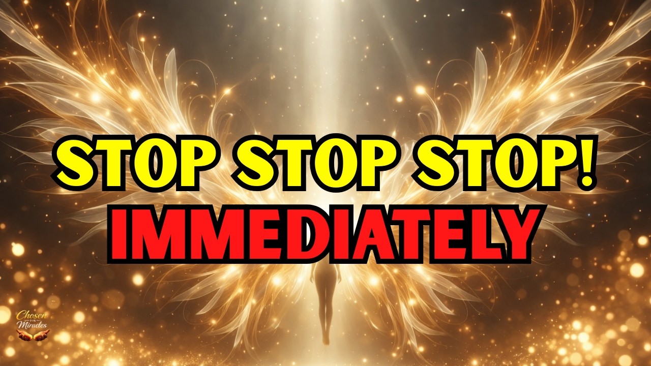 🔴 Chosen One: Stop. Stop. Stop. Open immediately. You will lose God's hand if you skip this🚨⚠️