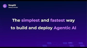The simplest and fastest way to build and deploy Agentic AI: SimplAI