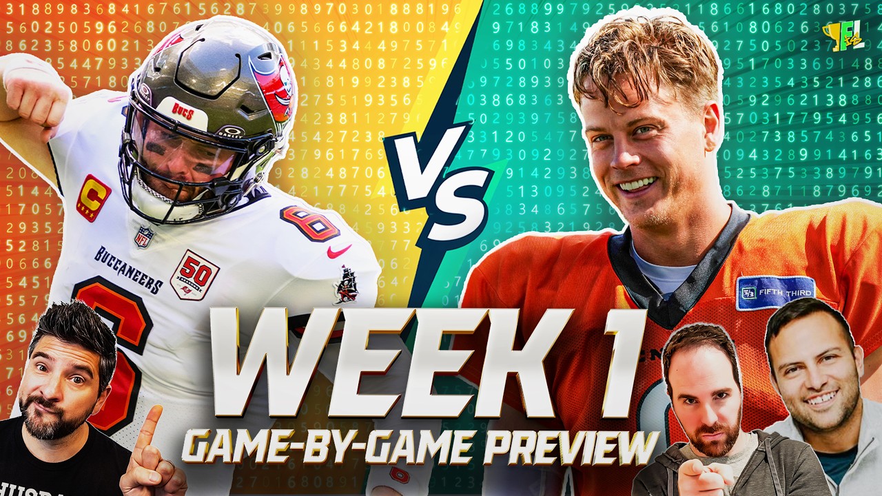 Fantasy Football Breakdown of Every Week 1 Game (Rankings, Matchups & More!)