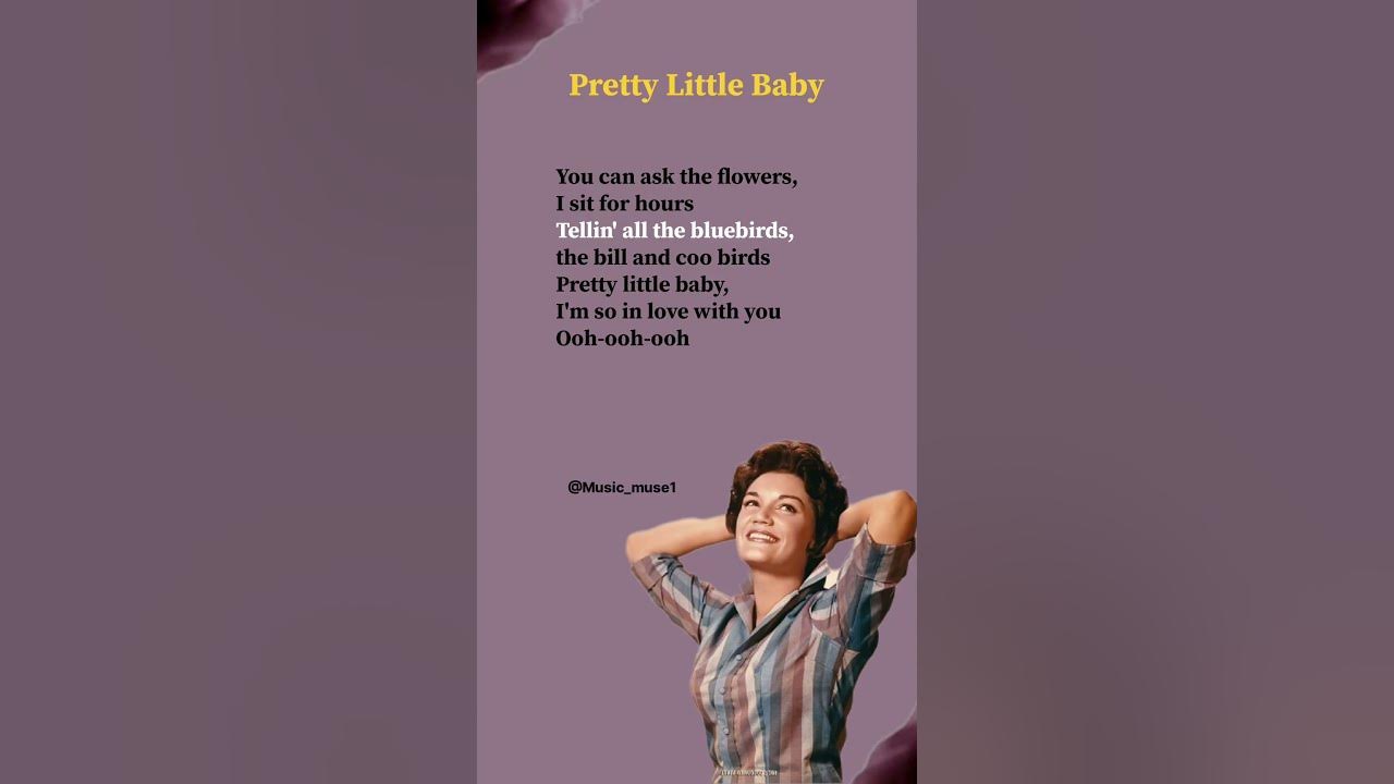Pretty Little Baby (Verse 2) lyrics - Connie Francis #lyrics #song #shorts