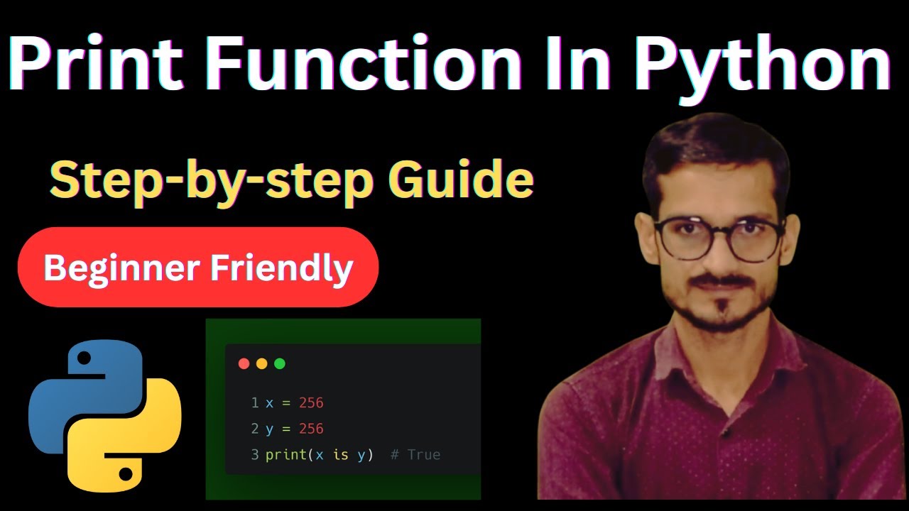 Print Function In Python | Python Tutorial 2025 - YouTube