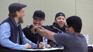 Charlie Hunnam and Theo Rossi from ‘Sons of Anarchy’ at Motor City Comic Con