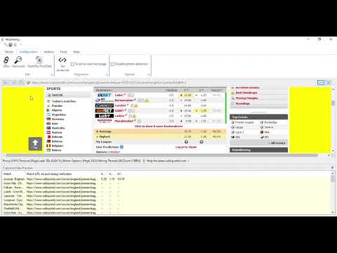 How to scrape Oddsportal for All Asian Handicap Average Odds from previous EPL season|Premier League
