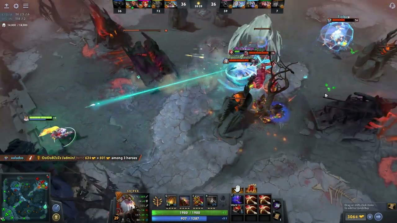 DoTa 2 - Turbo Mode | Sniper 4 Daedalus / 4 KILLS!!!