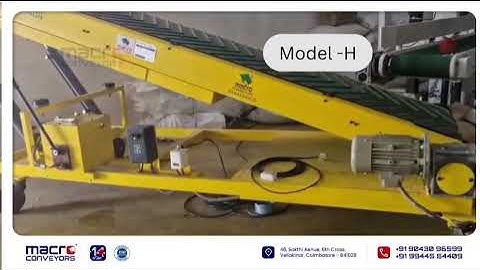 Macro bag loading conveyors 99445 54409 