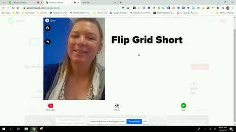 Screencasting with Flipgrid: How To Make a FlipGrid Short - Pt. 1