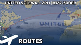 (TSK 2025) - United Airlines Flight 52 | EWR - ZRH | ft. 2016 Megamix Remastered
