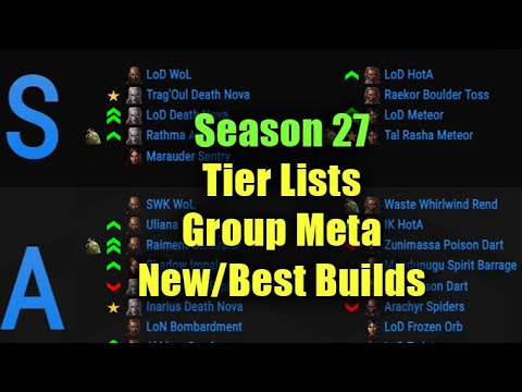 Sædvanlig latin pistol Season 27 Tier Lists, Best Classes, New Builds, Meta Explained - Maxroll  Updates LIVE! - YouTube