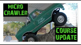 1/24 Scale Crawler Course Update & Test Run